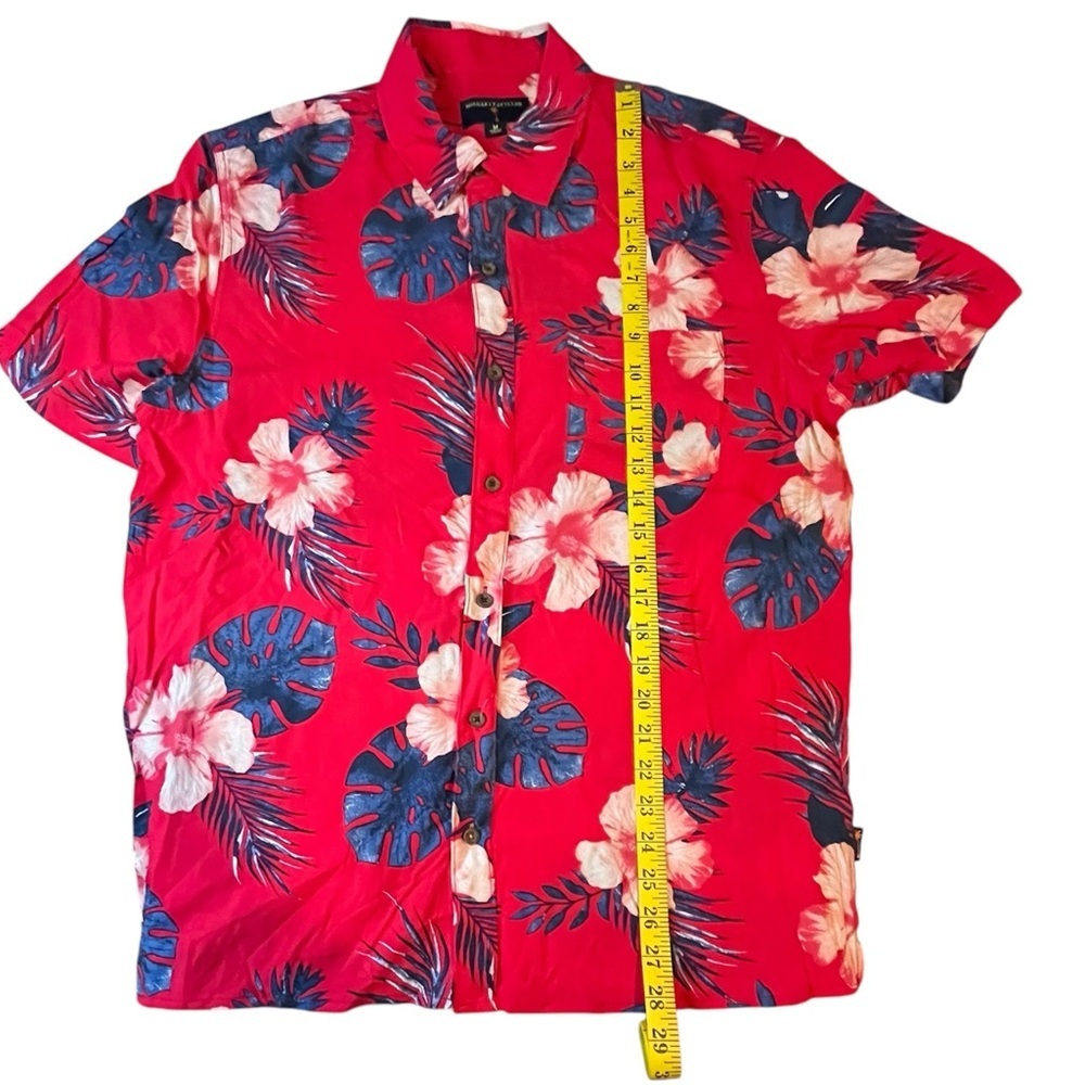Men's Margaritaville Rayon Button-Down Shirt, Size Medium - Picture 4 of 9